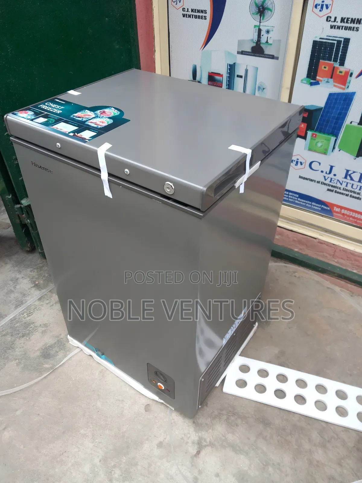 Original Hisense Chest Freezer 100litters Single Door 100% Copper