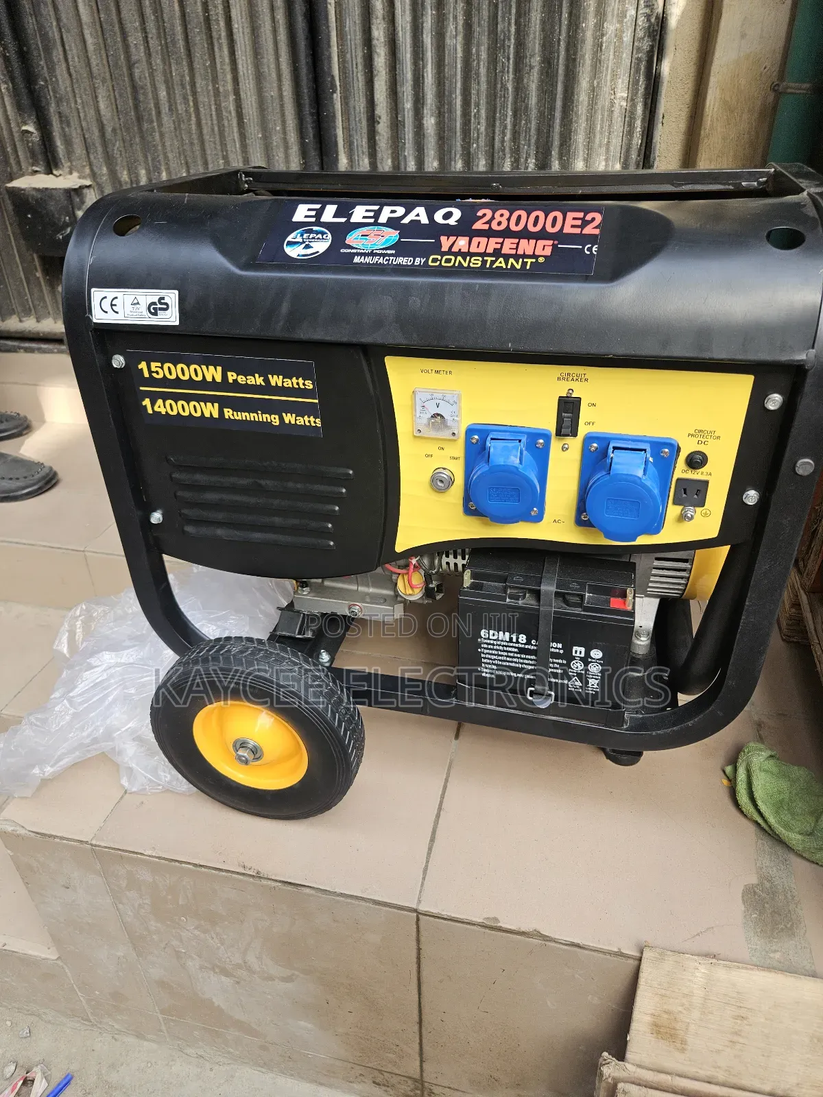 High-Performance Elepaq 12.5kva Generator