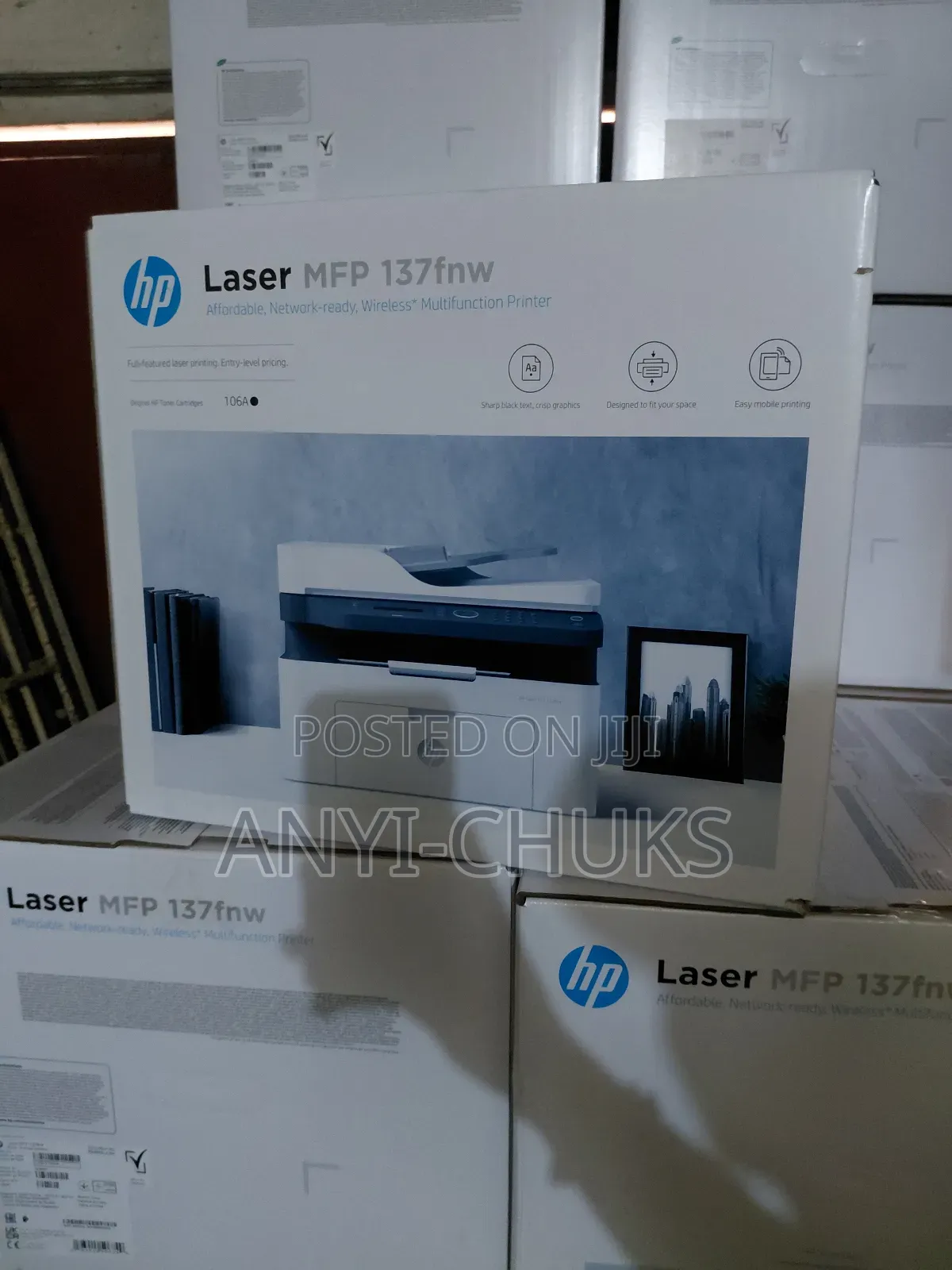 Hp Laserjet MFP M137fnw Printer