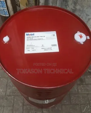 -Liter Drum of Mobil Delvac Mx 15w-40 Heavy-Duty Diesel Engine Oil