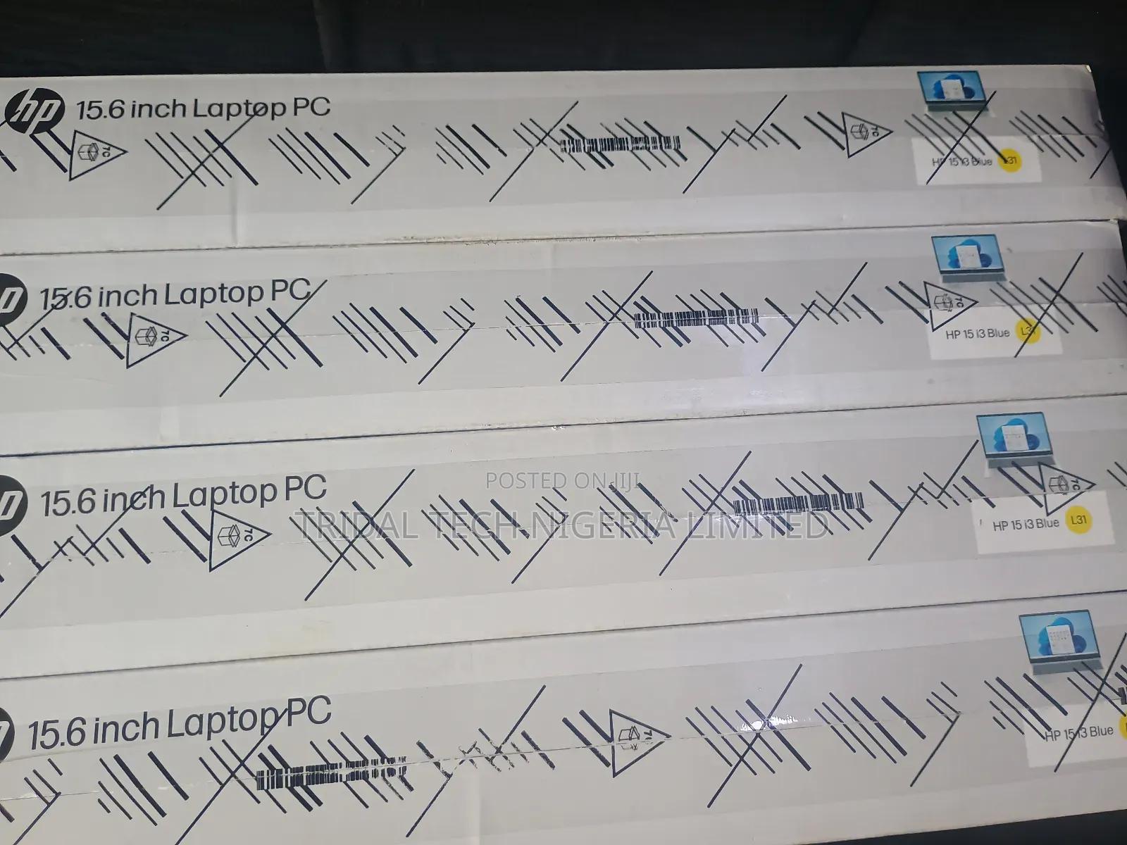 New Laptop HP 15 8GB Intel Core i3 SSD 256GB