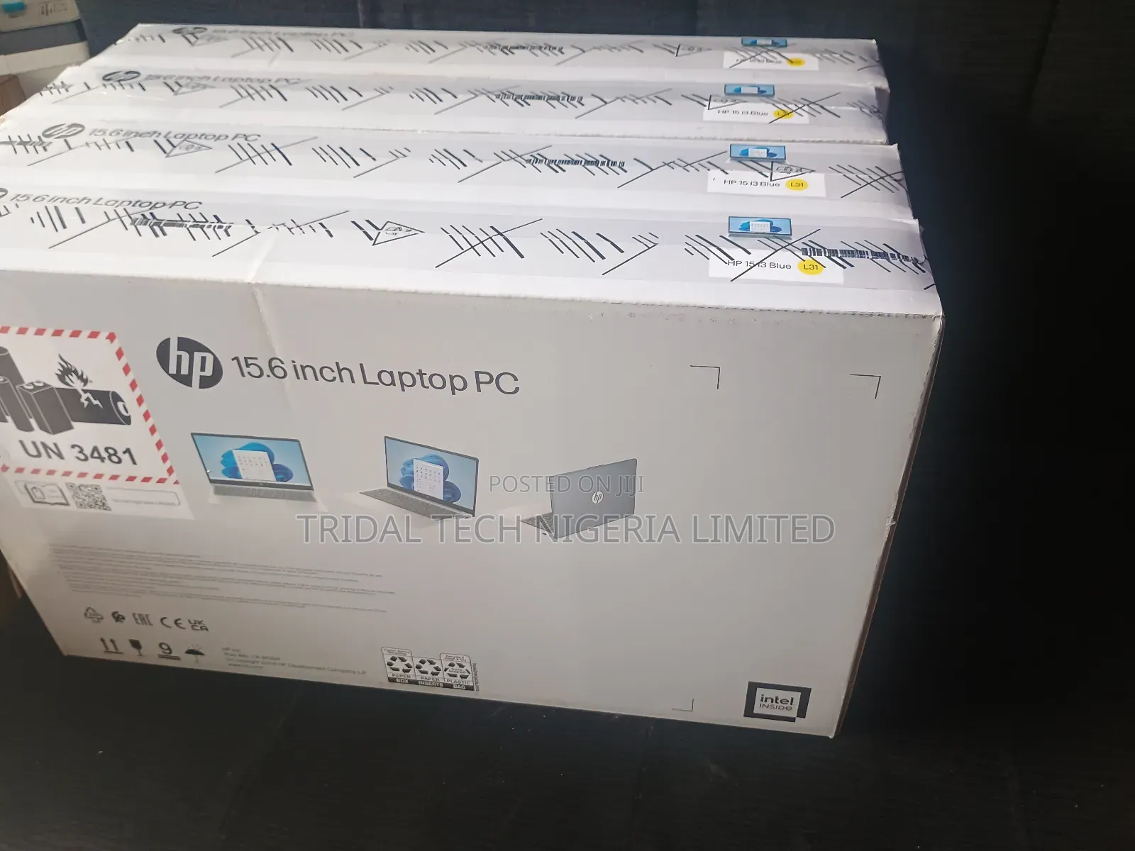 New Laptop HP 15 8GB Intel Core i3 SSD 256GB