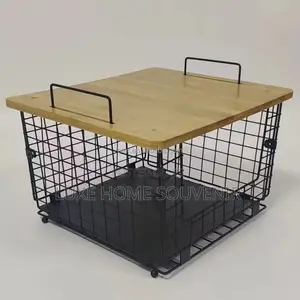 Vegetable Basket With Bamboo Cover