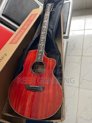 Red Bullfighter Semi and Electro Acoustic Guitar