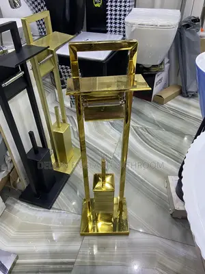 High Quality England Gold Standing Bathroom Accessories