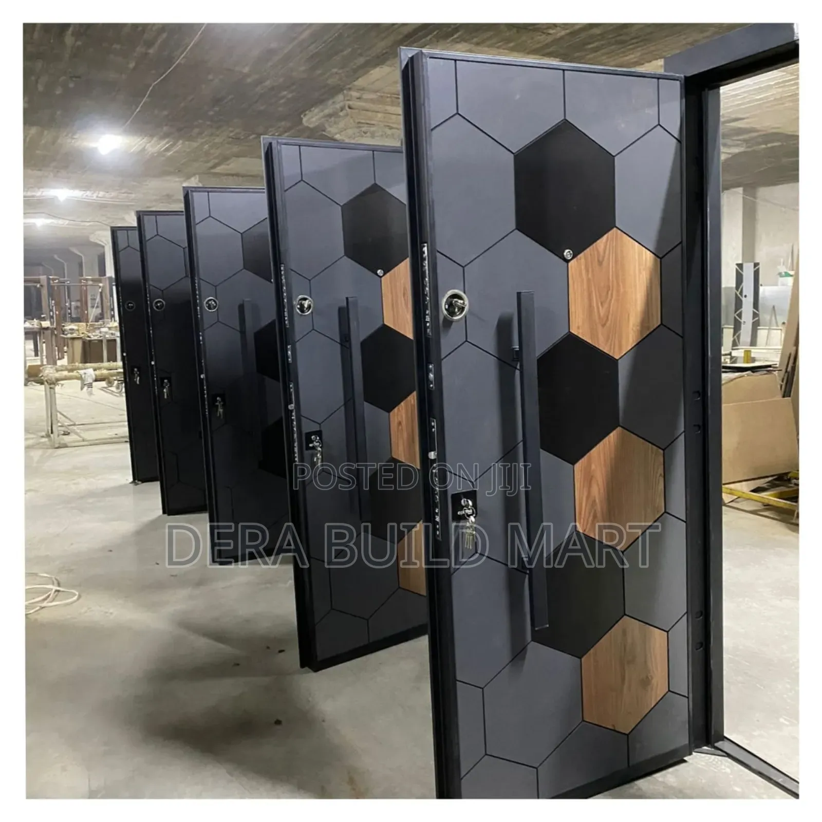 Honeycomb Hexagonal Mosiac Security Door
