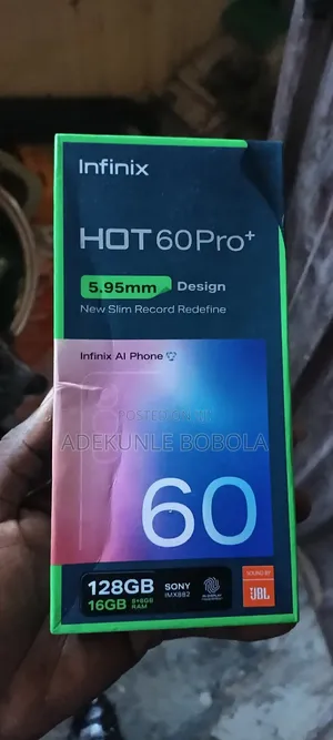 New Infinix Hot 60 Pro+ 128 GB Silver
