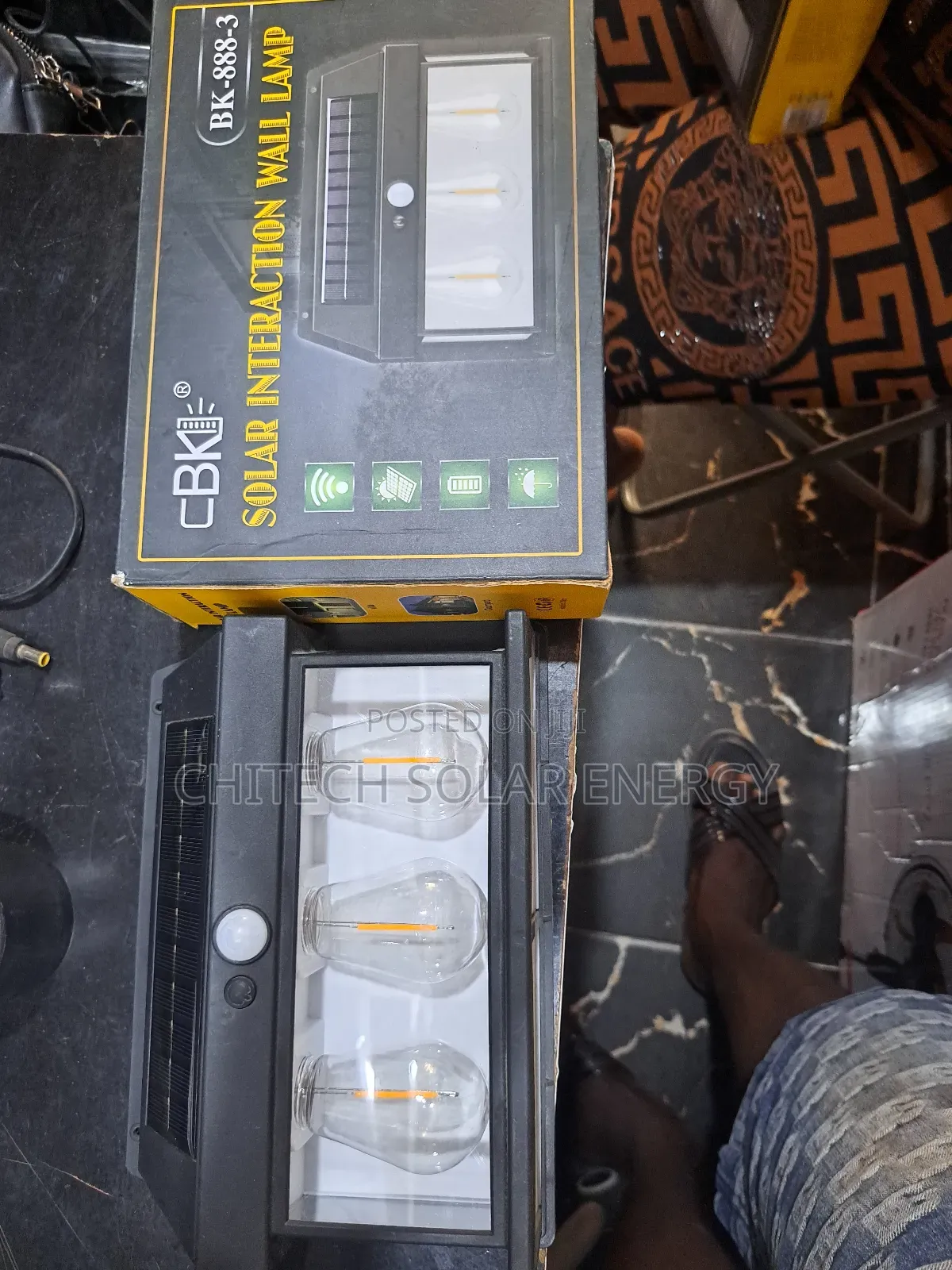 Solar Lamp Bk-888-3