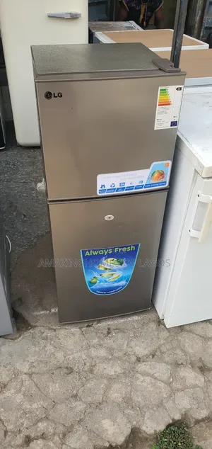 Lg Double Door Refrigerator Top Freezer, Tested Working Perfectly Ok