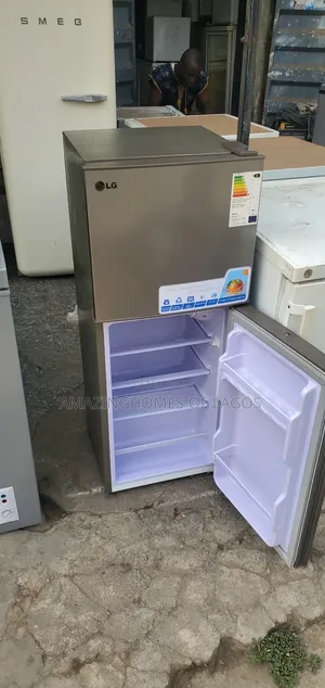 Lg Double Door Refrigerator Top Freezer, Tested Working Perfectly Ok