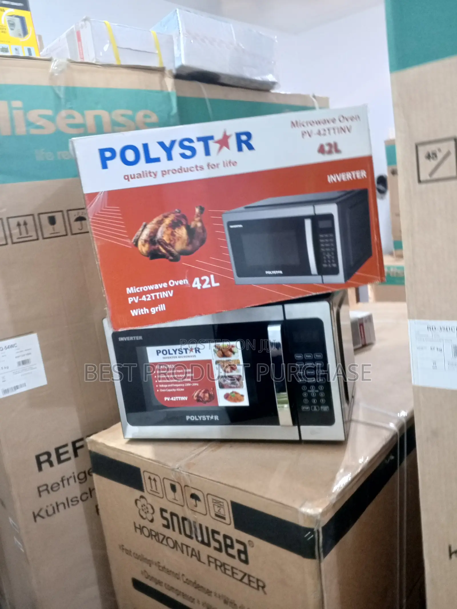 Energy Saving Polystar Inverter Microwave Pv-42ttinv
