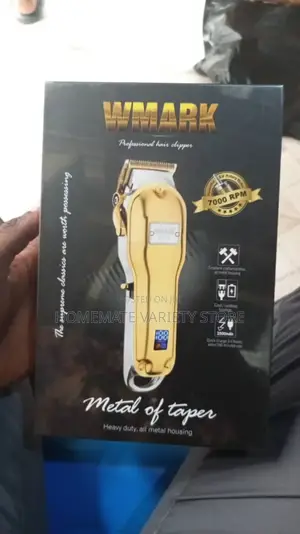 Wmark All-Metal Housing Rechargeable Digital Hair Clipper ##