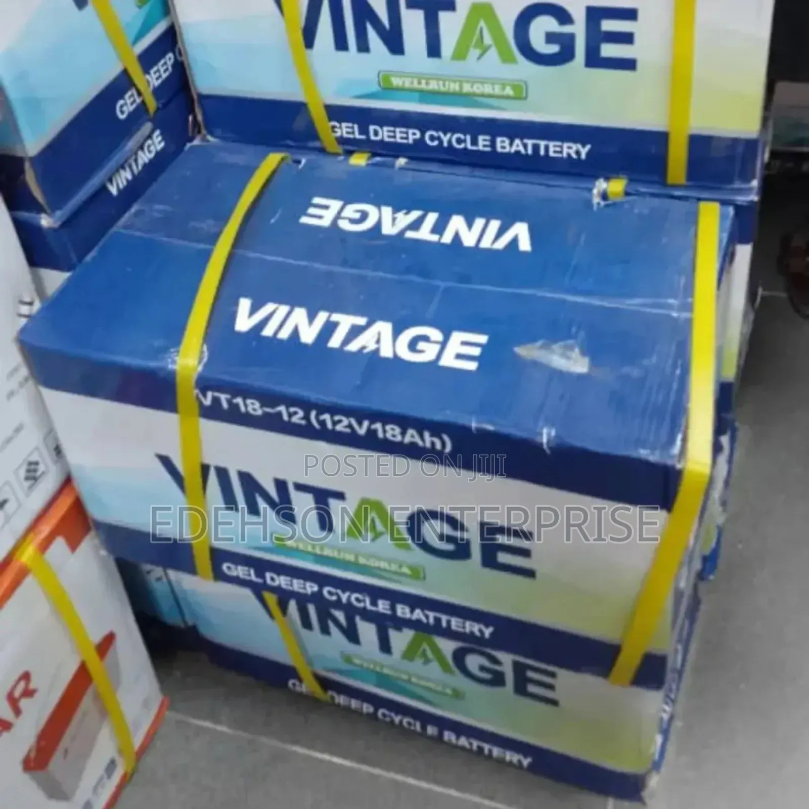 Vintage Deep Circle Battery