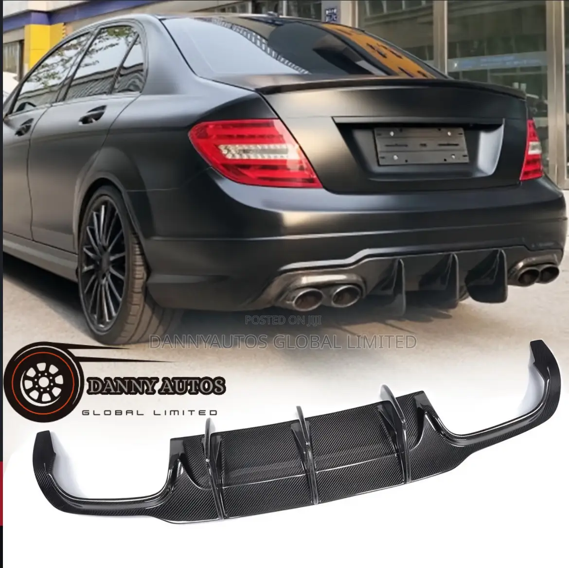 Back Bumper Diffuser Amg for C300 Amg