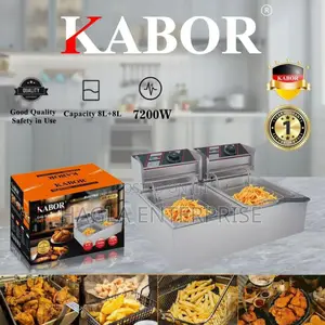 Kabor Electric Deep Fryer – 8l + 8l (16 Litres Total)