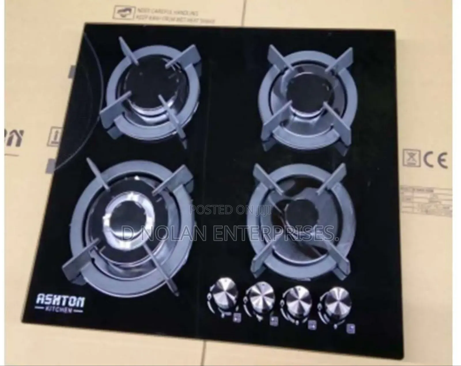 4-Burner Glass Gas Cooktop (Ashton Kitchen)