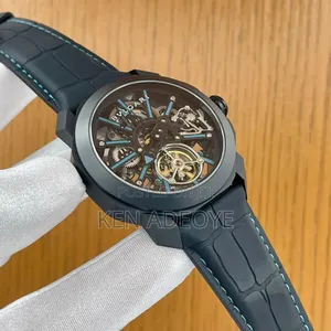 Bvlgari Automatic Leather Watch