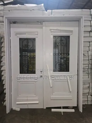 5ftby8ft Crystal White Glass Isreali Door
