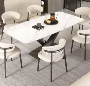 Dining Table Set by 6 Chair