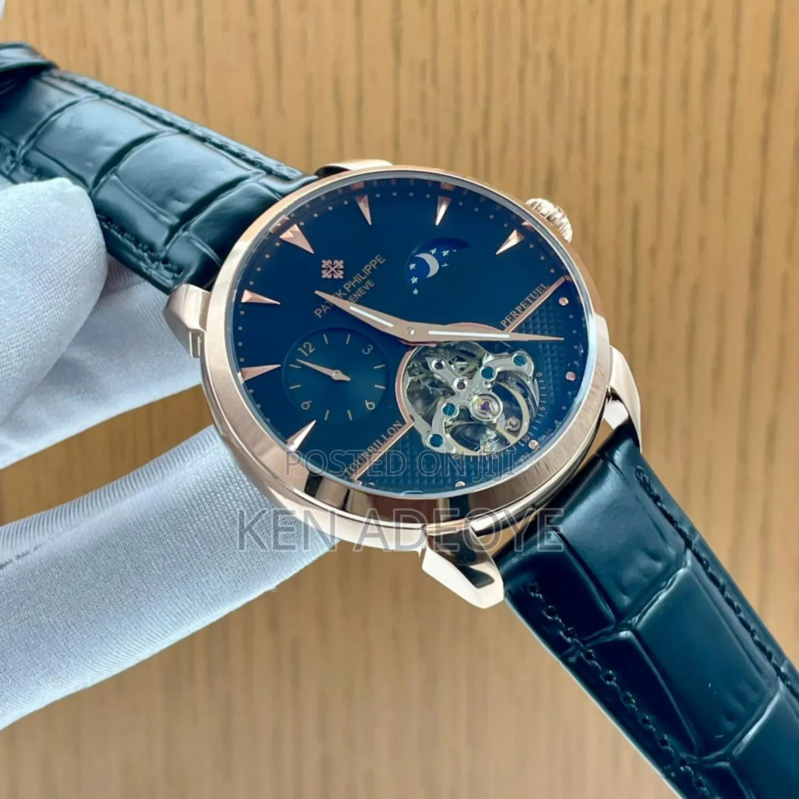 Patek Philippe Automatic Leather Watch