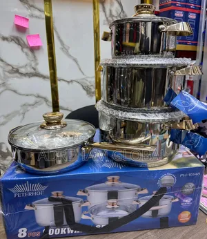 Peterhof Stainless Cookware Set 20/24/26cm Pot 26cm Frypan