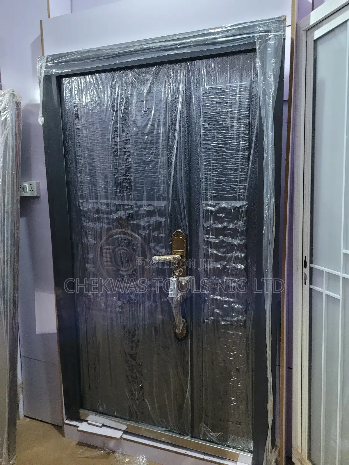 Cast Double Security Door