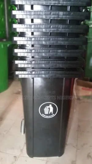 Foreign Black 240 Litres Waste Bin