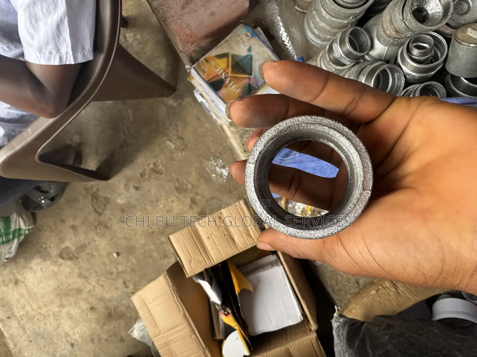 1-1/2 Inch Galvanized Malleable Iron Coupling Fitting Ring Socket