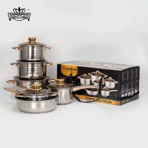 Ebberg 12pcs Stainless Steel Cookware Set.