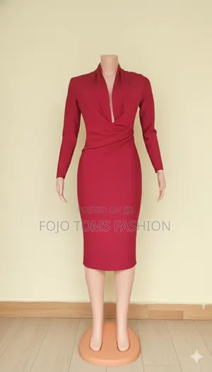 House of Cb Francesca Red Draped Bandage Dress
