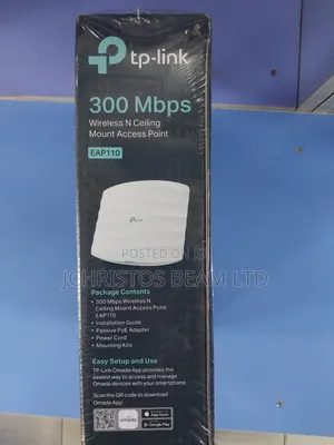 Tp-Link Wireless N Ceiling Mount Access Point Eap110 - 300mbps