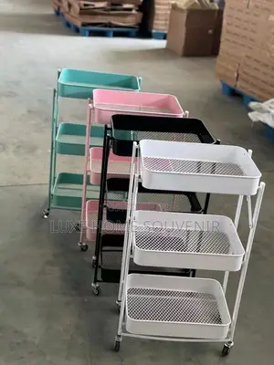 3 Step Trolley With Wheel