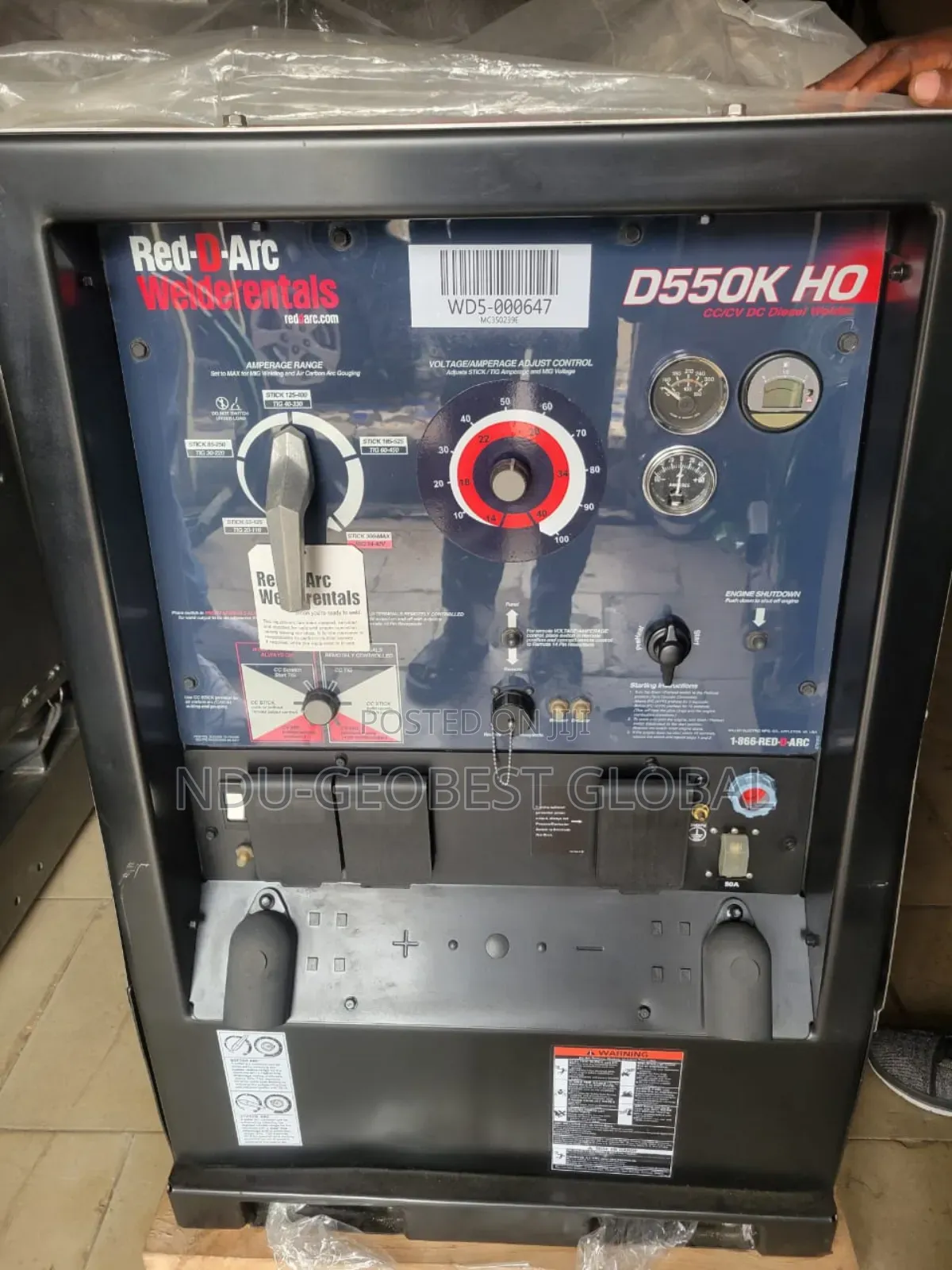 Miller Start & Weld Machine ( D550k Ho)