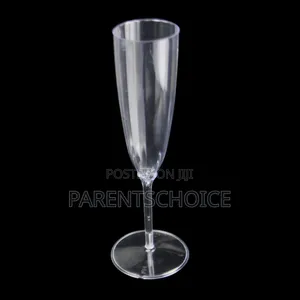 Acrylic Unbreakable Stemmed Champage Glass - 1pc