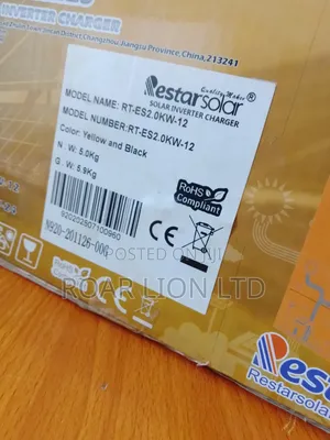 2kva Restarsolar Inverter 12v