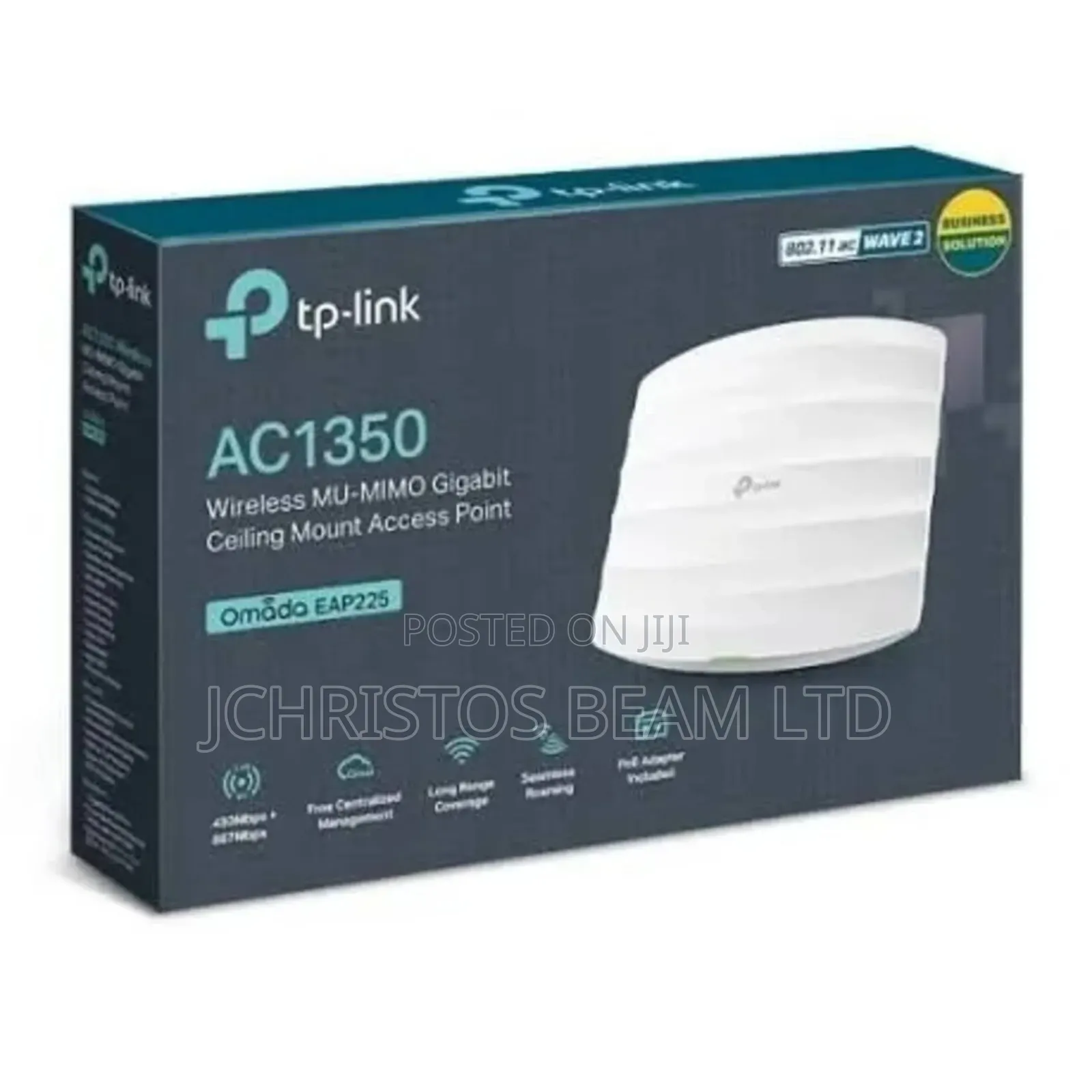 Tp-Link Omada Ac1350 Wireless Gigabit Ceiling Mount Access Point