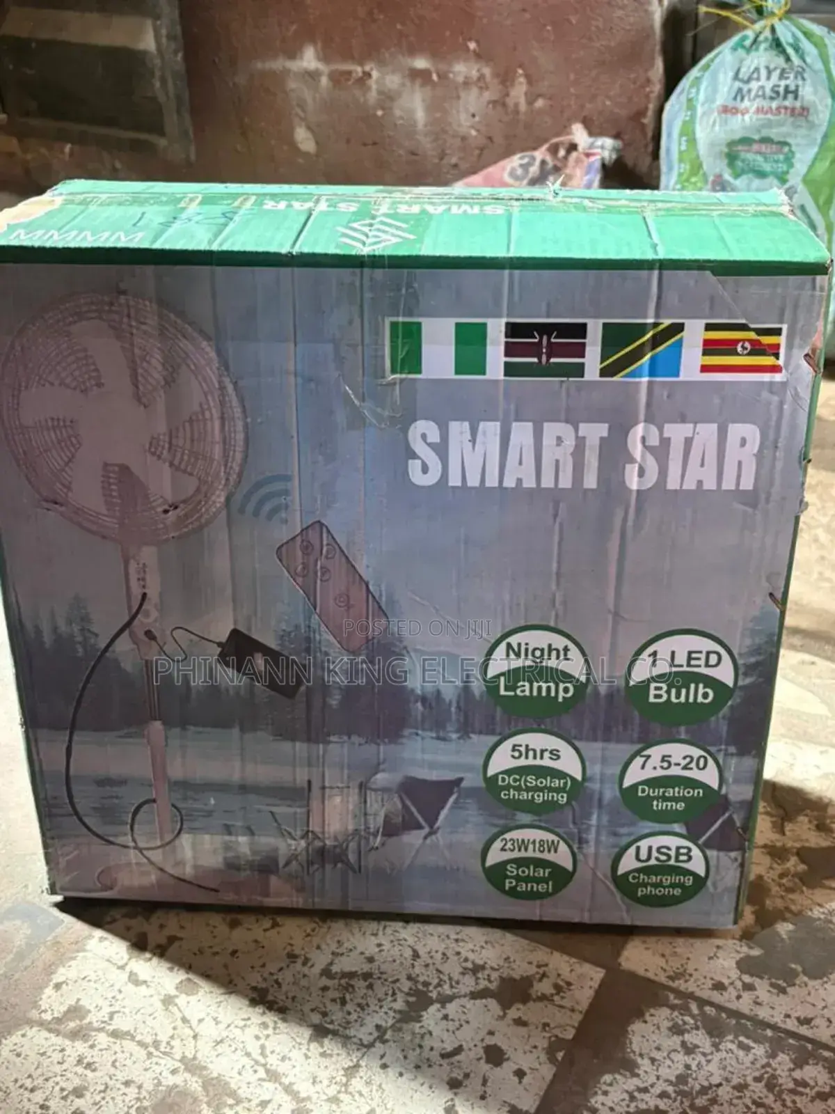 Solar Rechargeable Fan