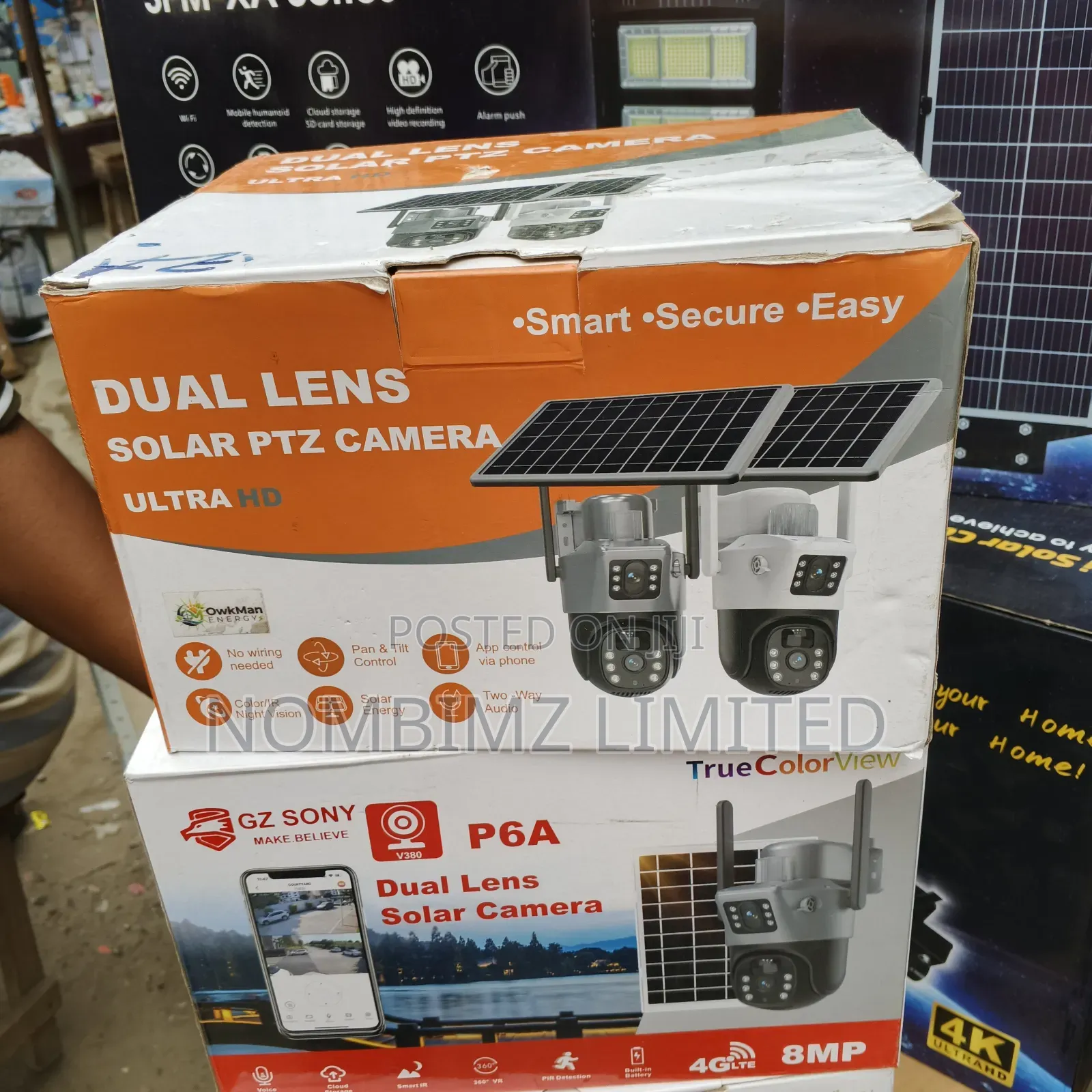 4g Dual Lens Solar Camera