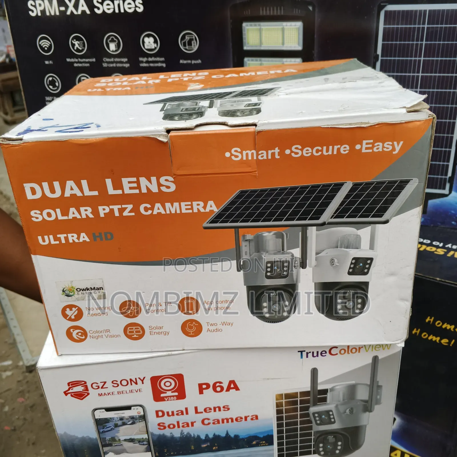 4g Dual Lens Solar Camera