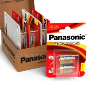 Usa Cr123a Batteries - Panasonic Cr123a Lithium Battery |