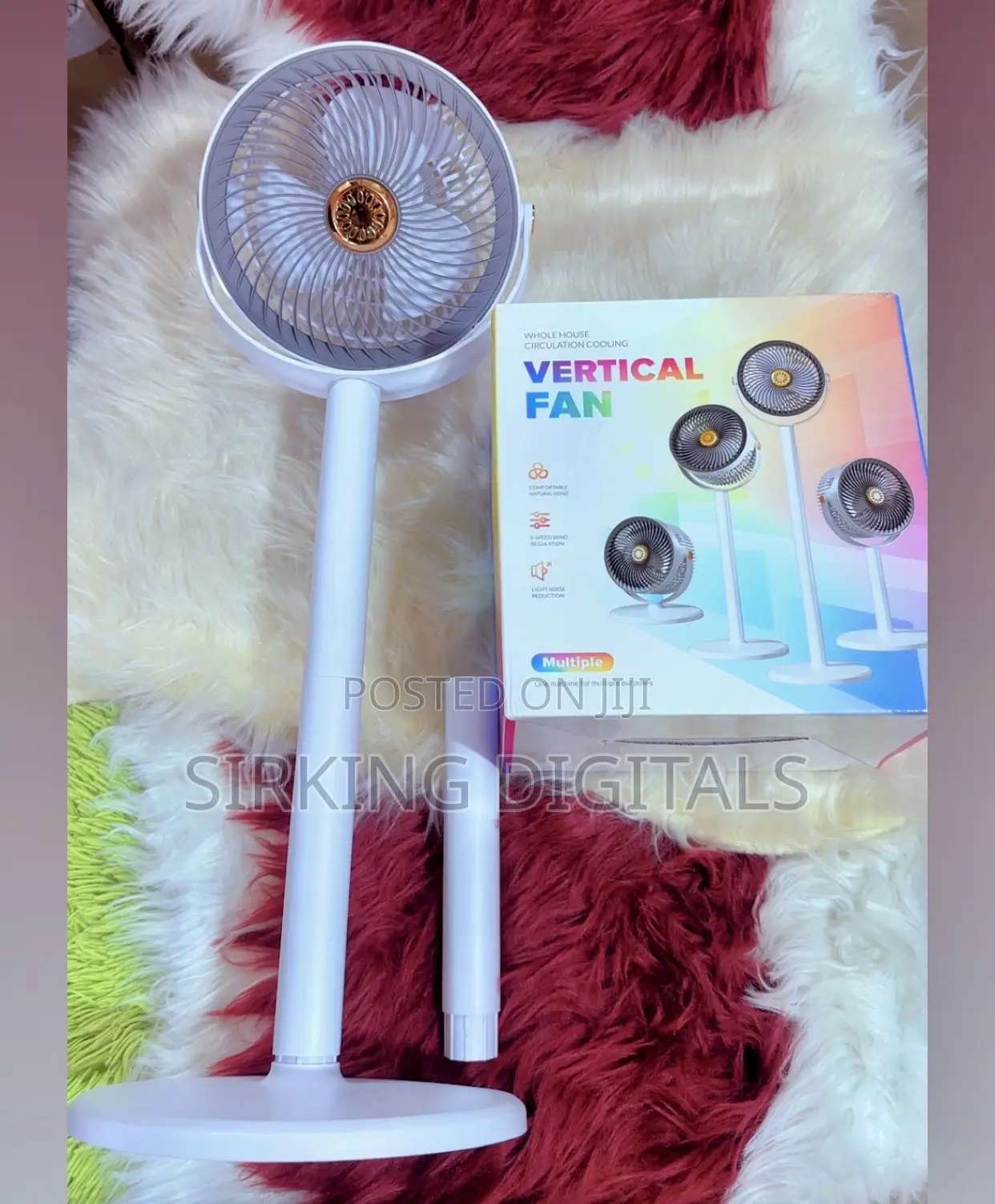 Rechargeable Vertical Fan