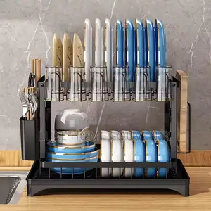 2 Tier Dish Draining Rack