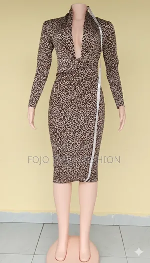 House of Cb Francesca Leopard Print Bandage Midi Dress.
