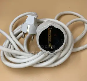 Standard White Electrical Extension Cord