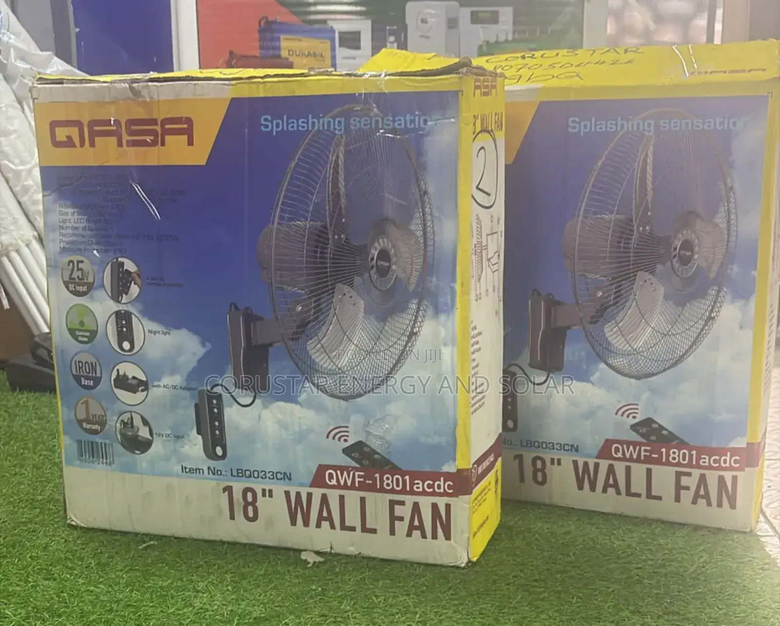 18" Wall Fan - Qasa