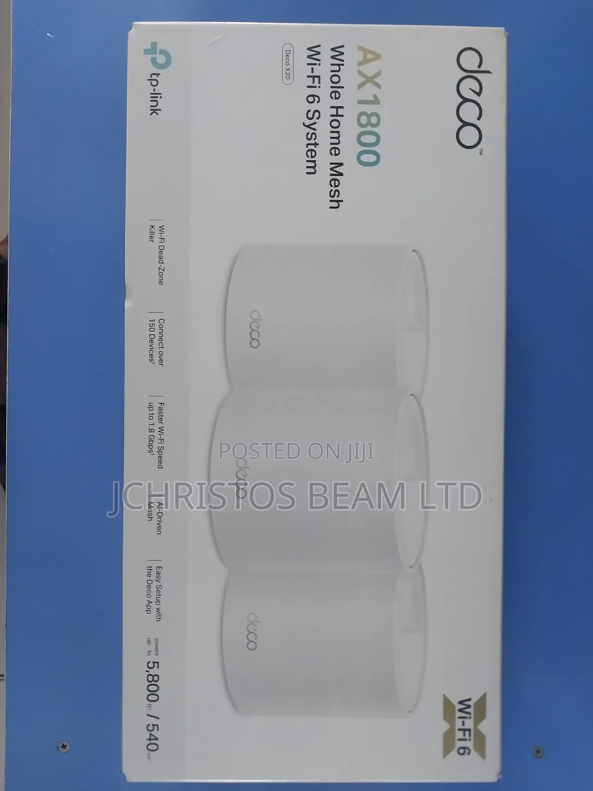 Ax1800 Whole Home Mesh Wi Fi 6 System.