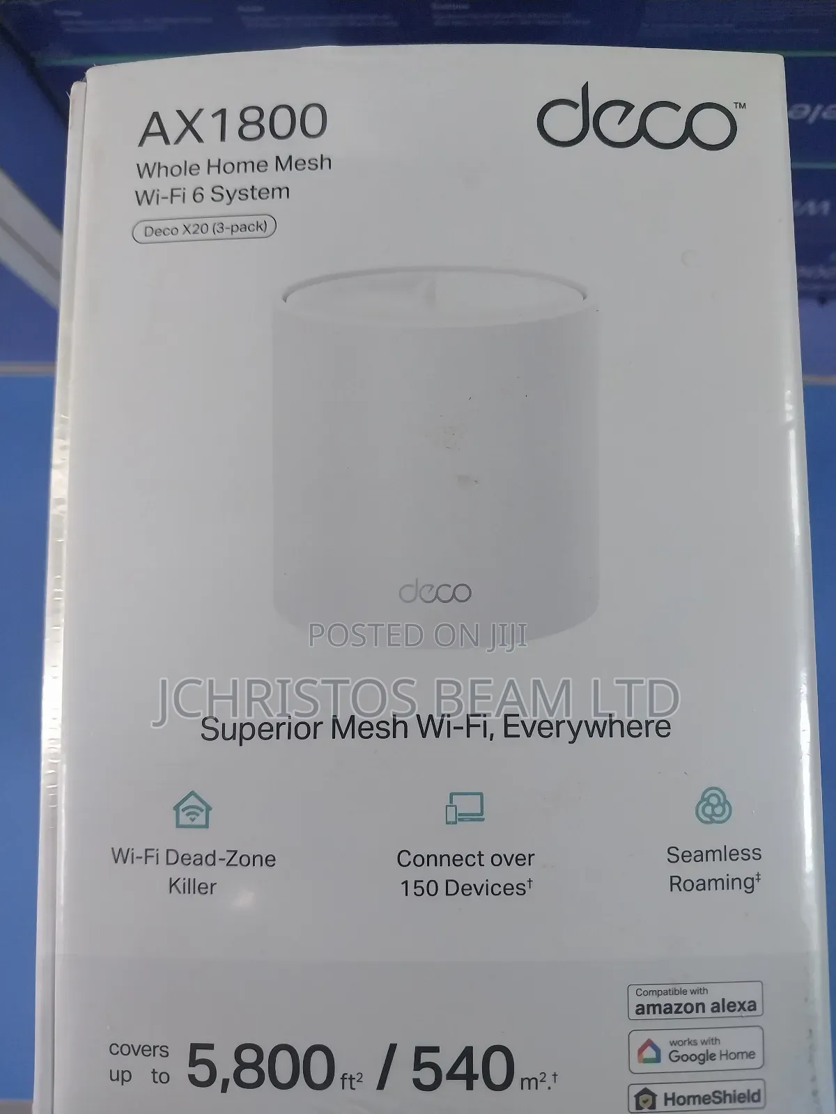 Ax1800 Whole Home Mesh Wi Fi 6 System.