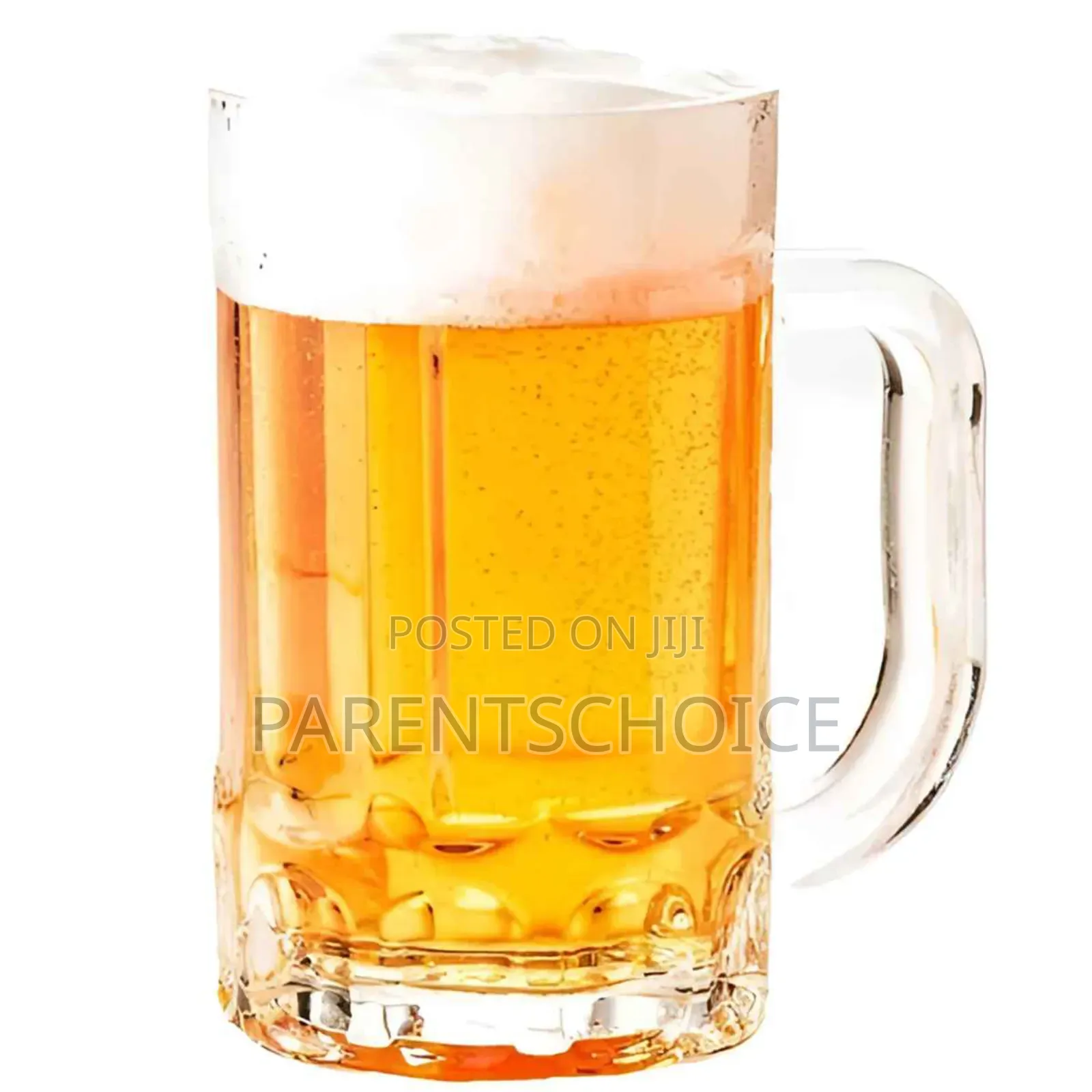 Acrylic Unbreakable Straight Door Beer Mug- 1pc