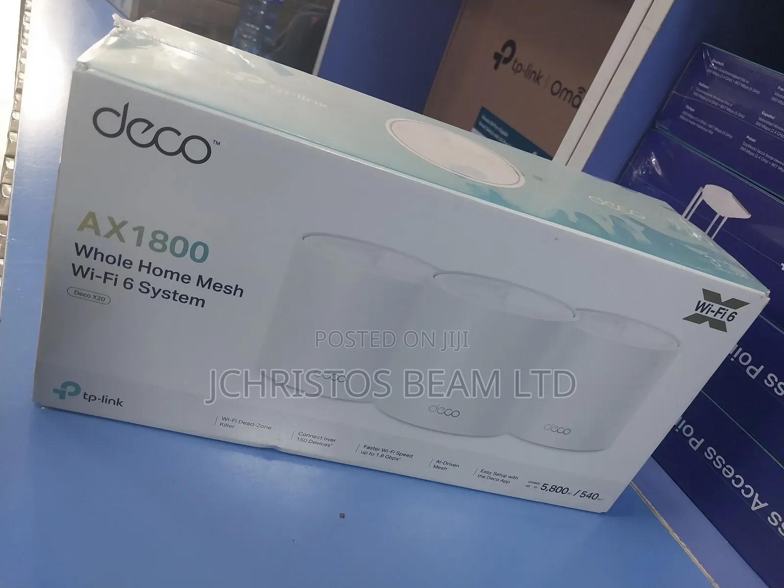 Ax1800 Whole Home Mesh Wi Fi 6 System.
