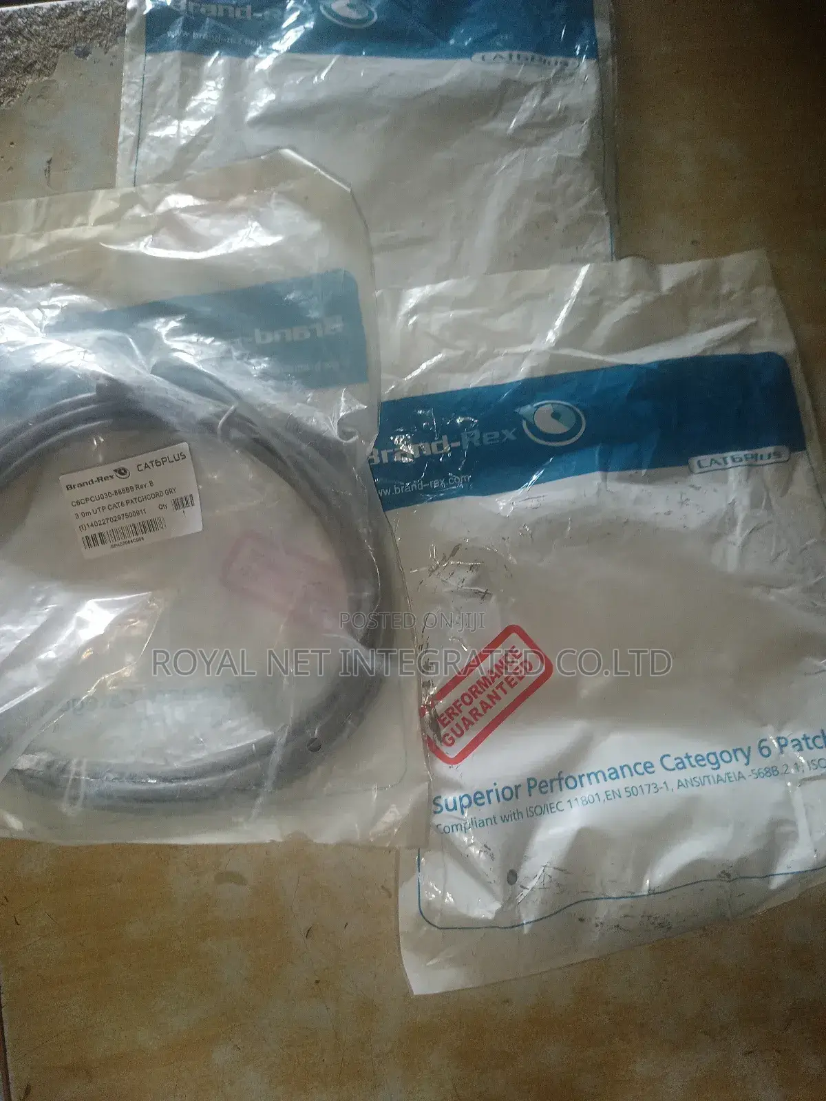 3m Cat6 Brandrex Patch Cord